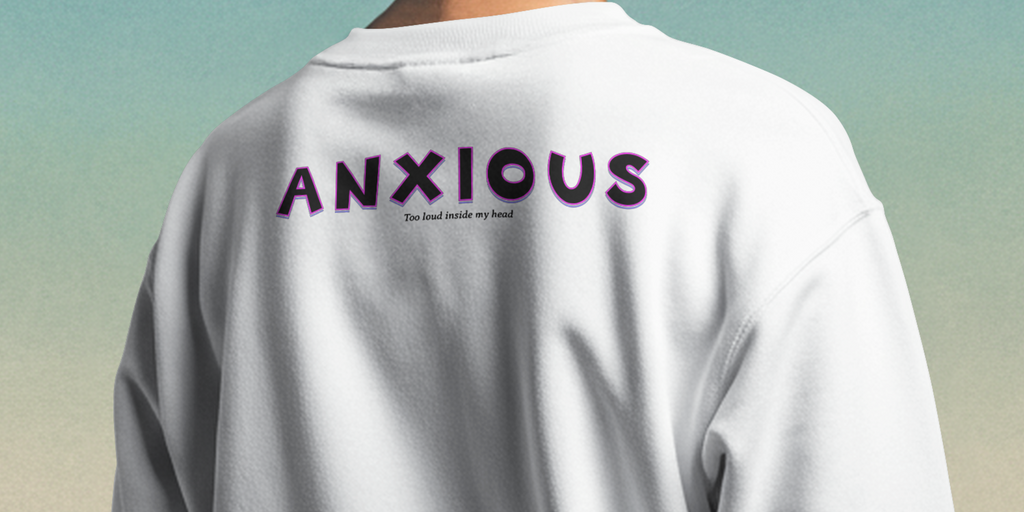 The Anxious sweatshirt- White