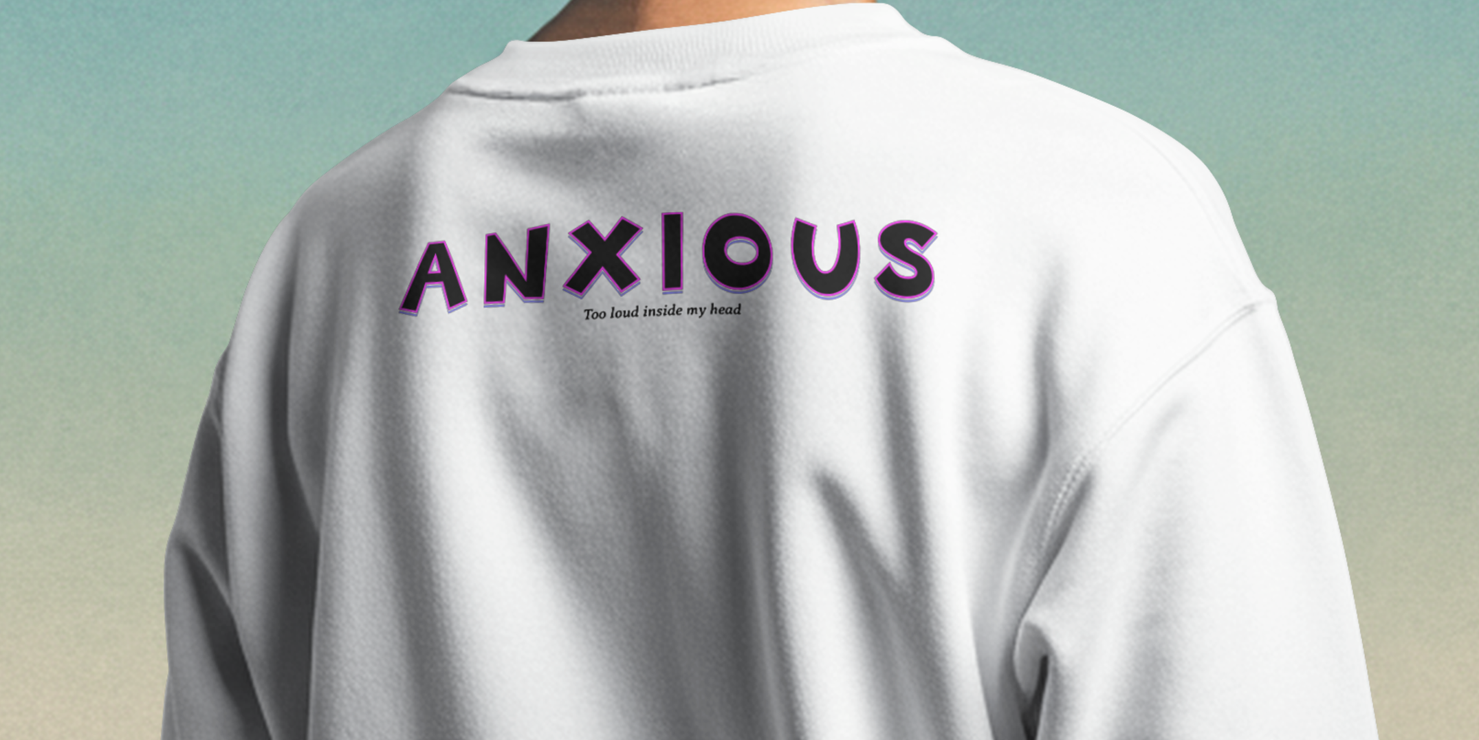 The Anxious sweatshirt- White