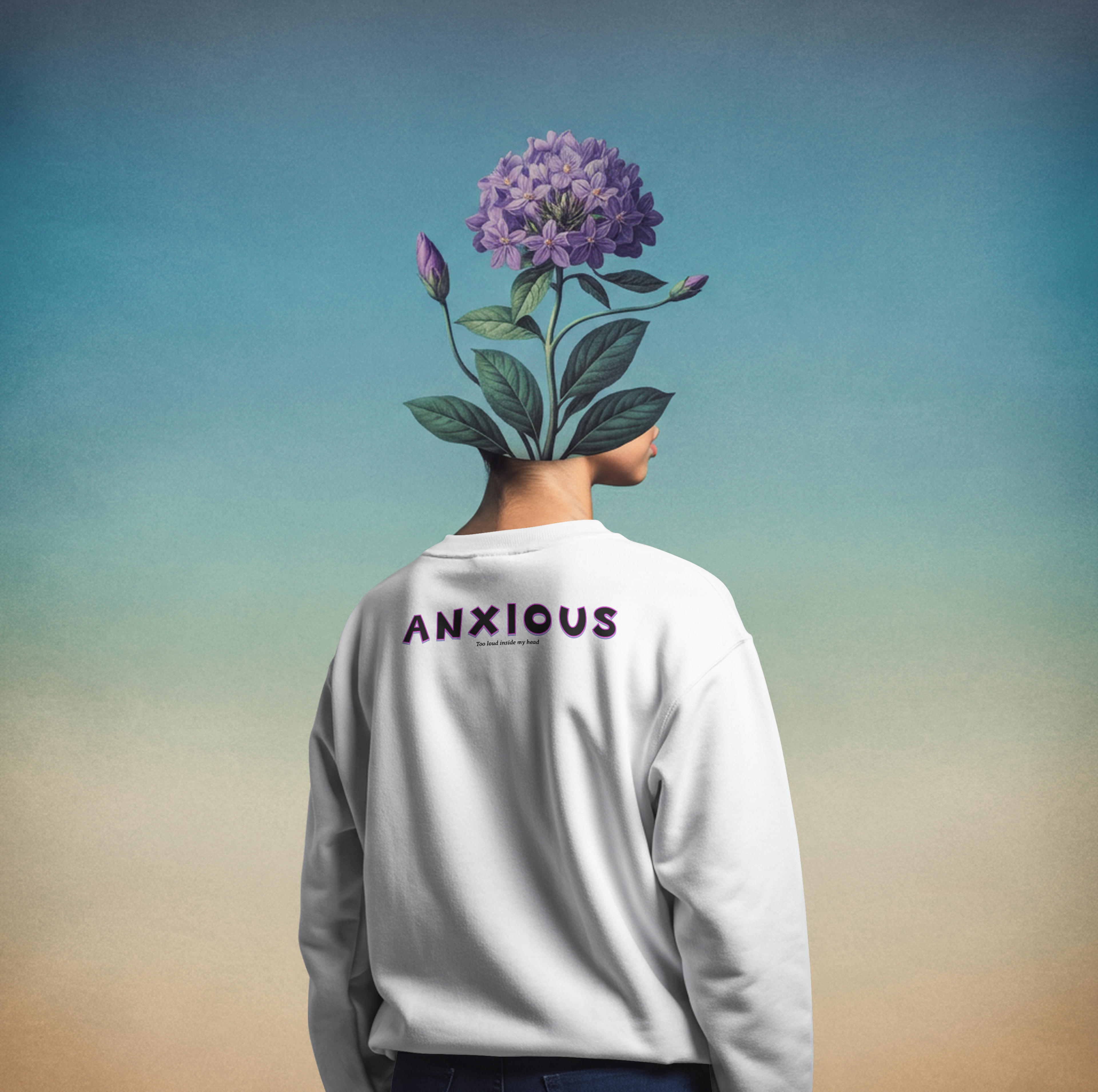The Anxious sweatshirt- White