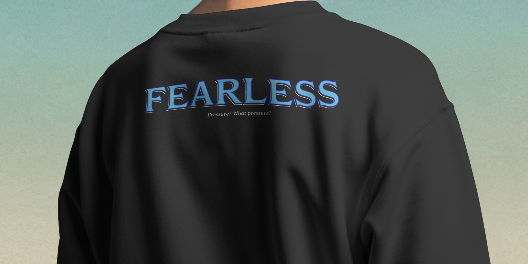 The Fearless sweatshirt- Black