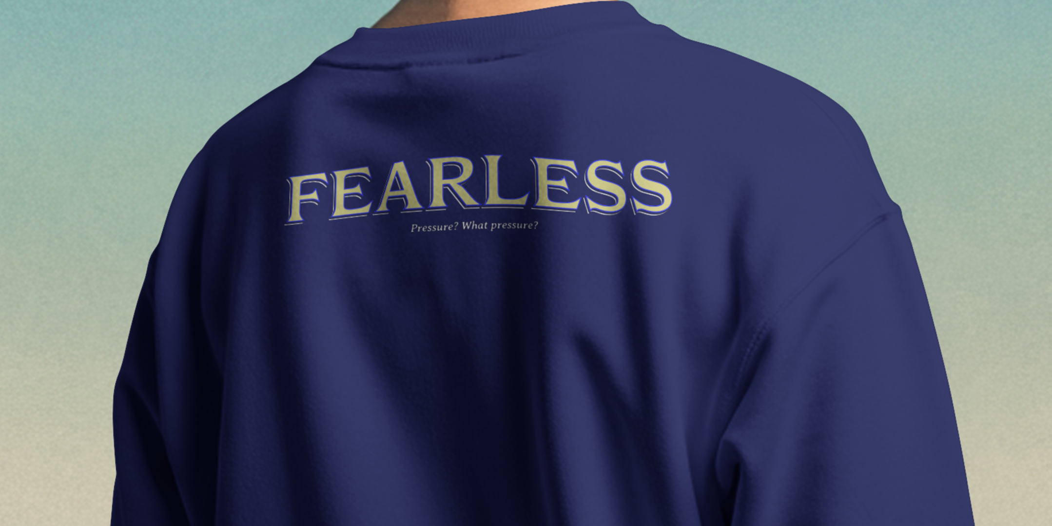 The Fearless sweatshirt- Blue