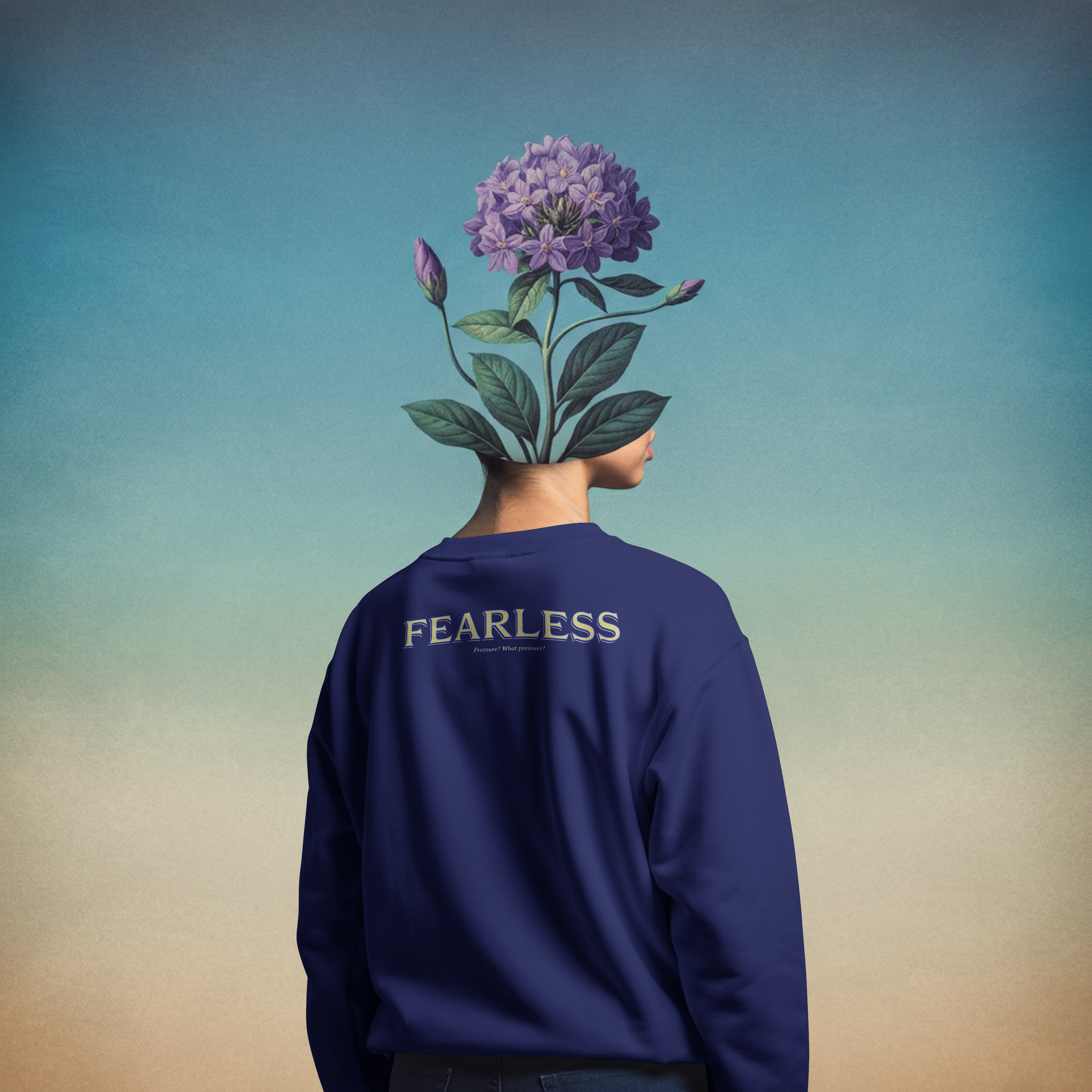 The Fearless sweatshirt- Blue