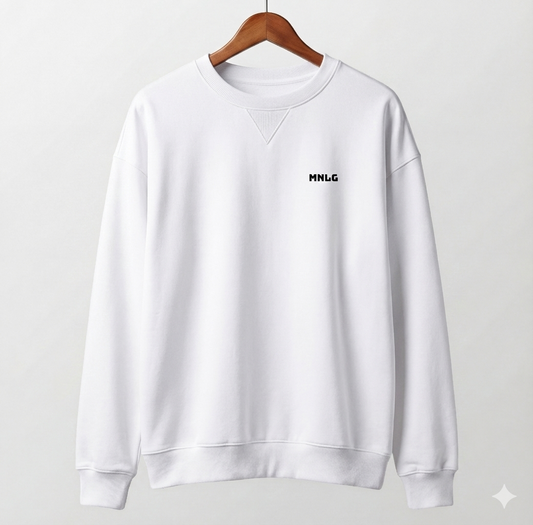 The Anxious sweatshirt- White