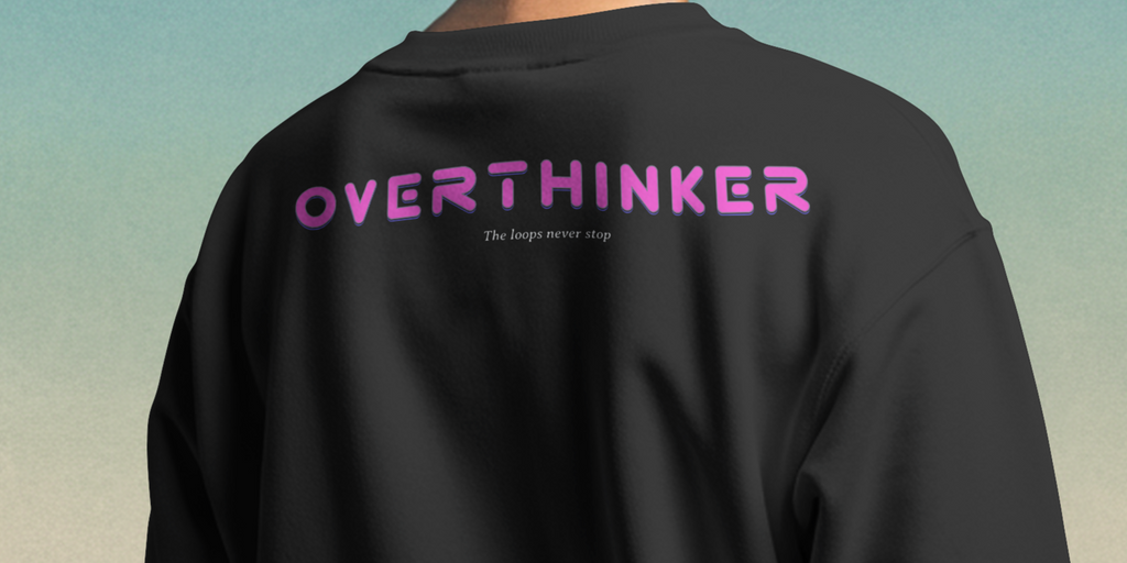 The Overthinker sweatshirt- Black