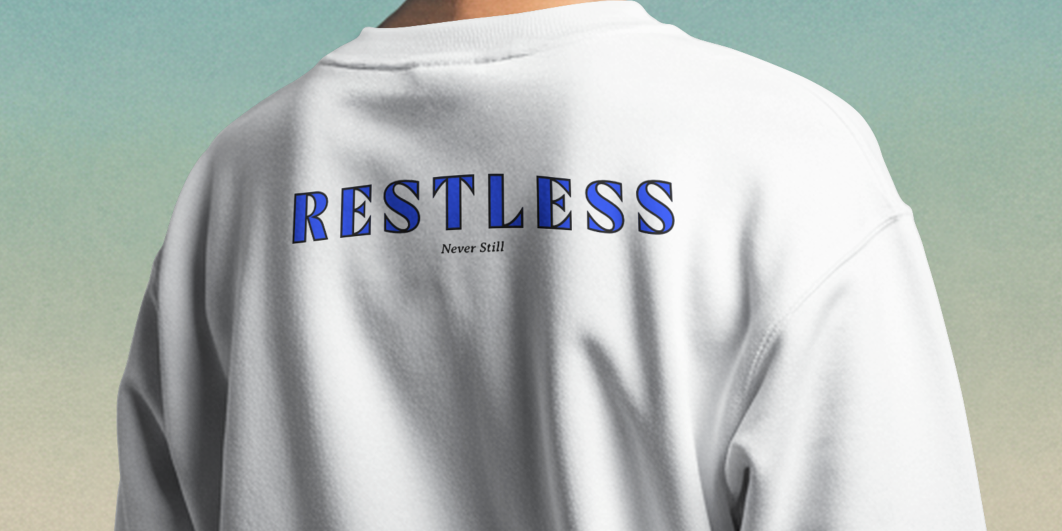 The Restless sweatshirt- White