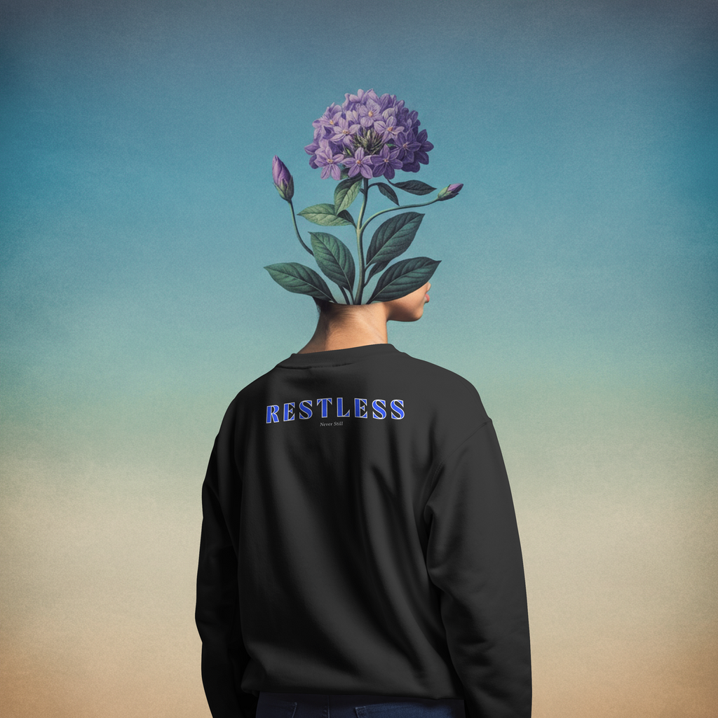 The Restless sweatshirt- Black