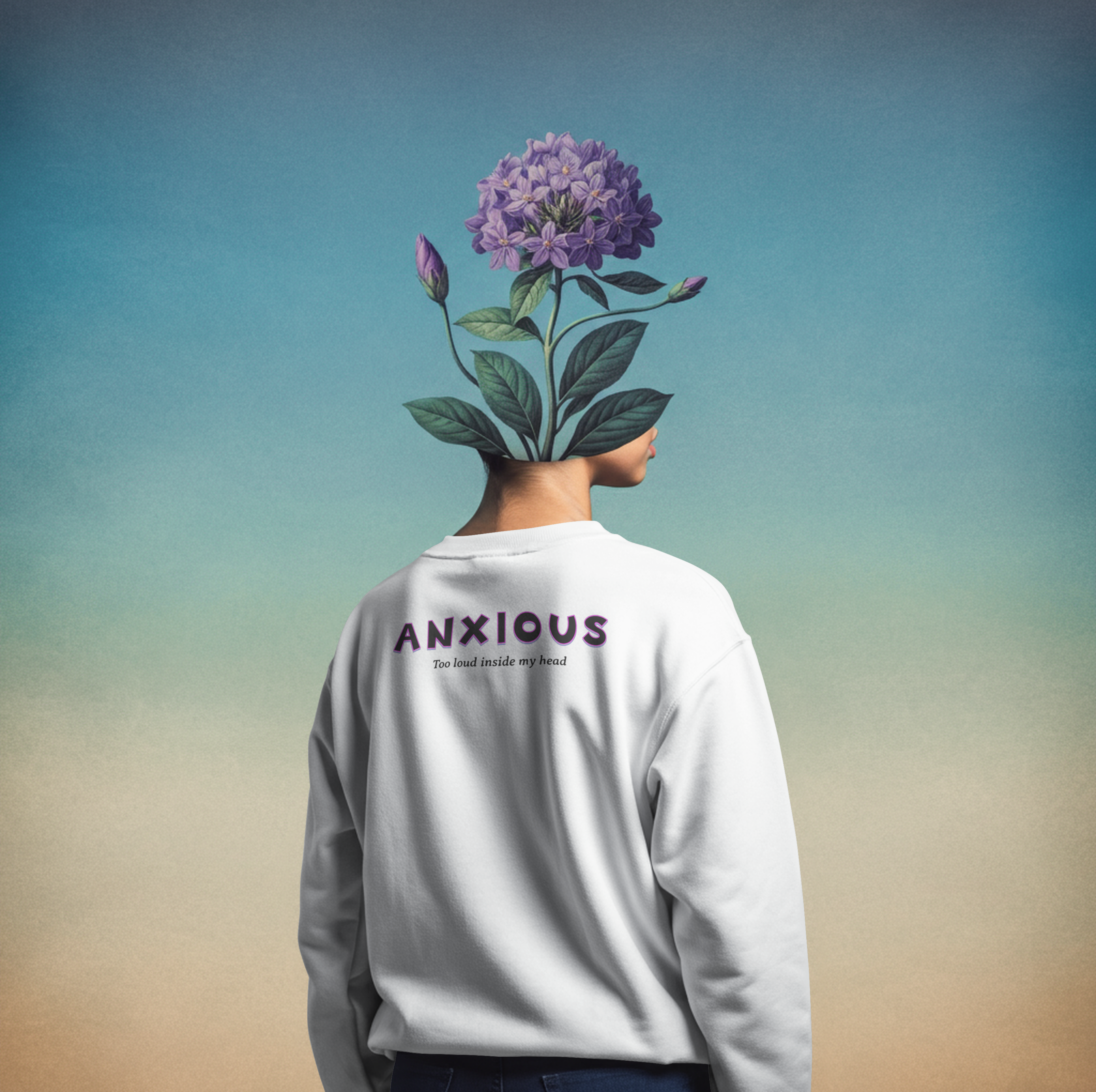 The Anxious sweatshirt- White