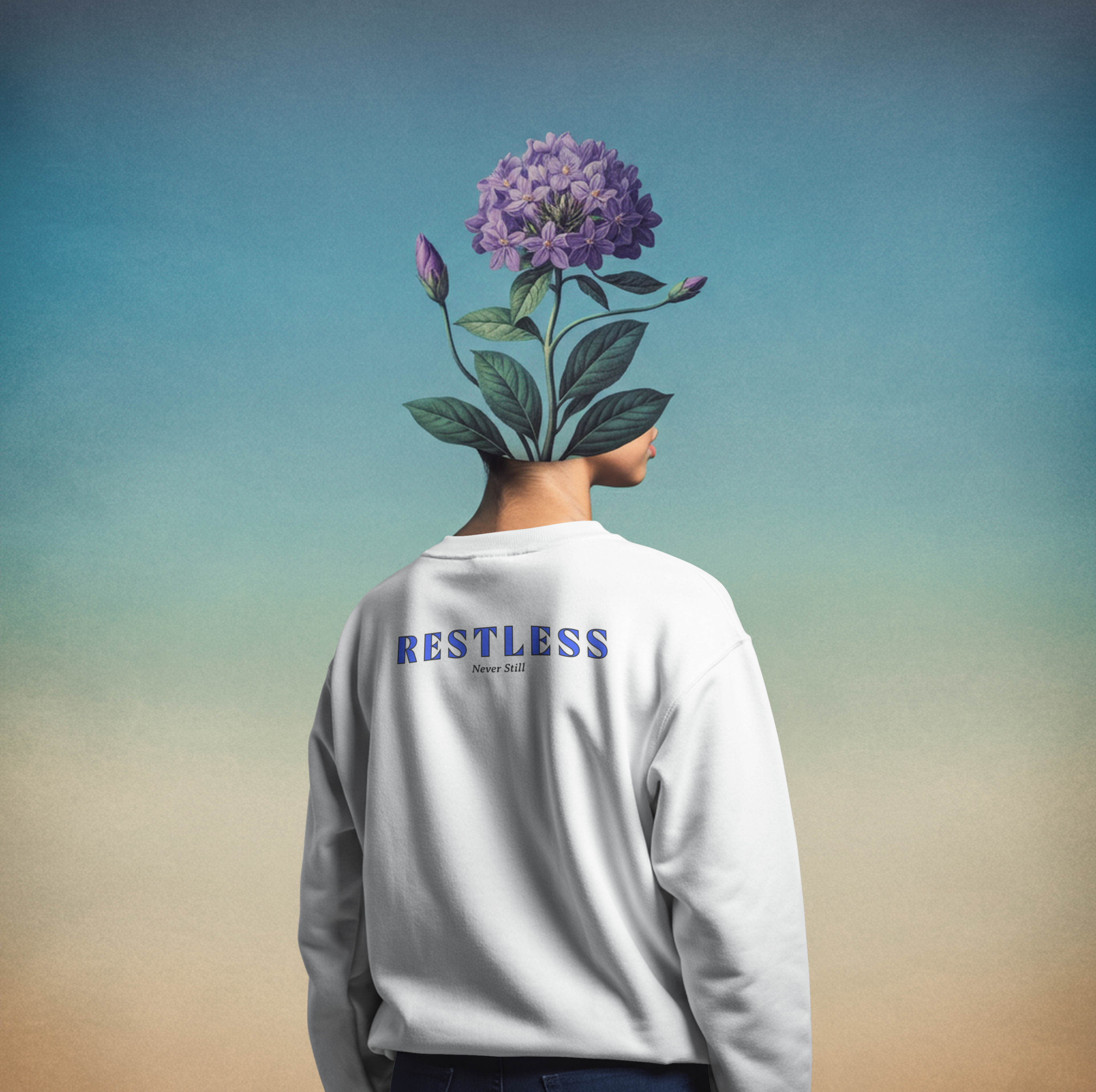 The Restless sweatshirt- White