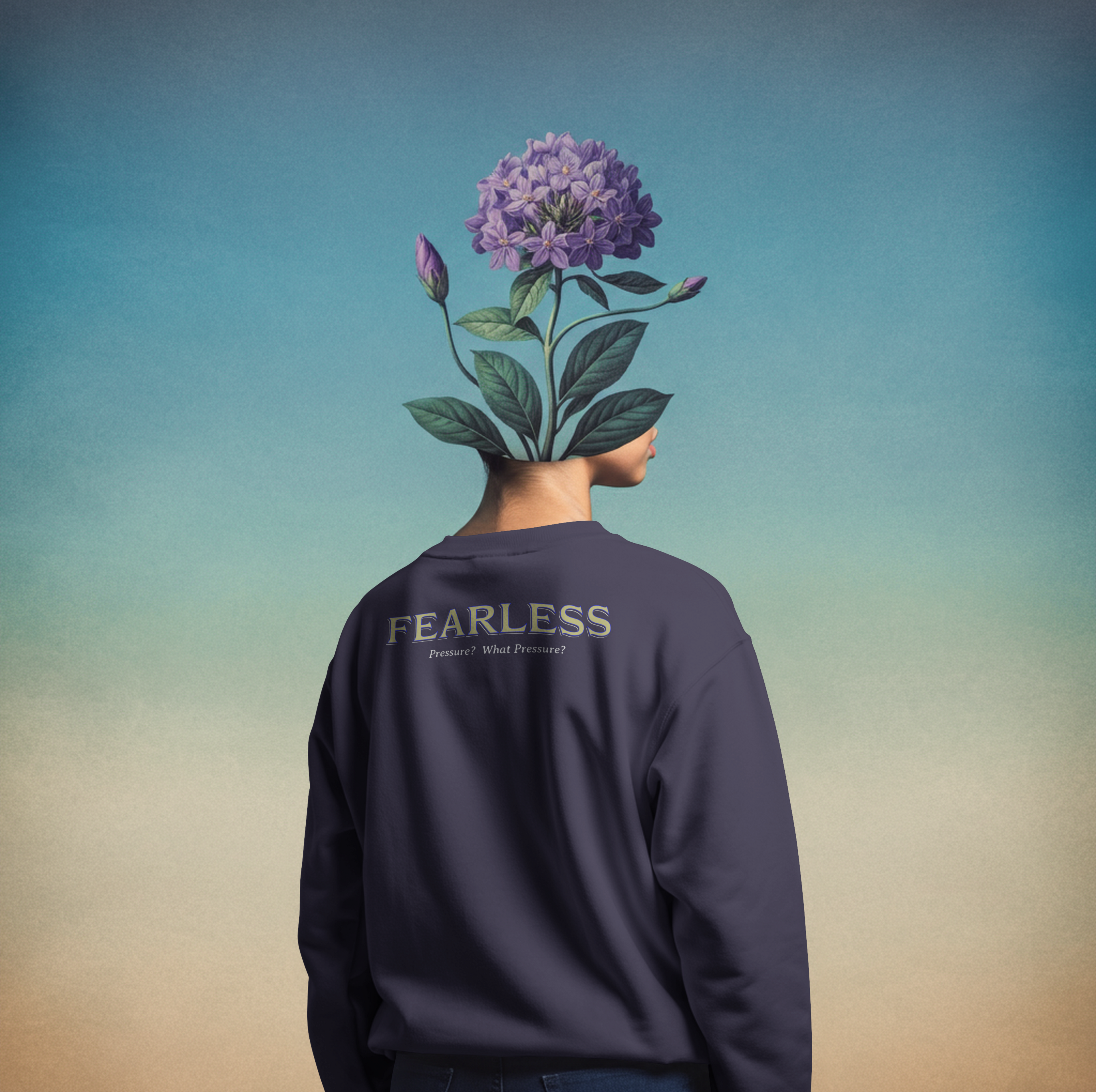 The Fearless sweatshirt- Blue