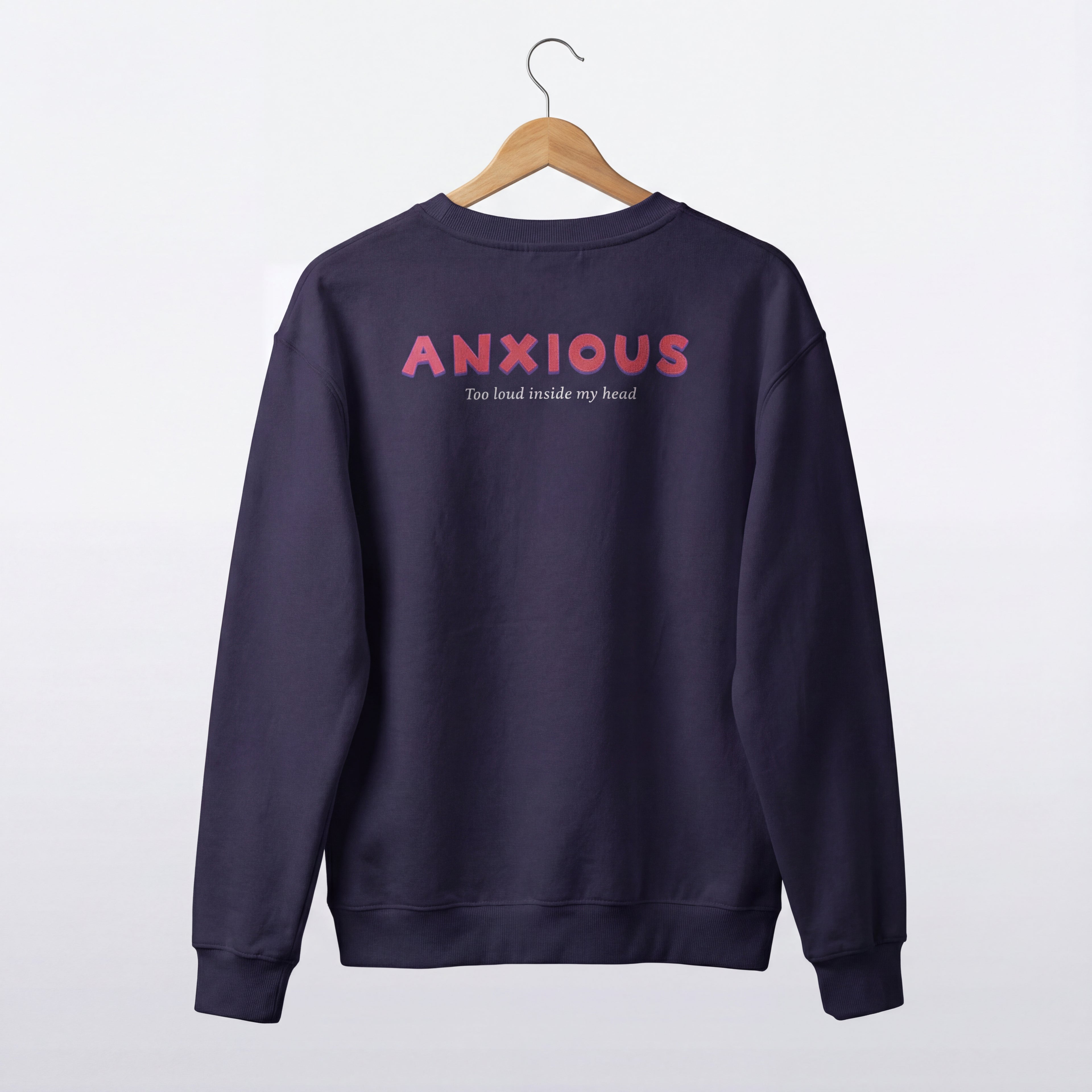 The Anxious sweatshirt- Blue