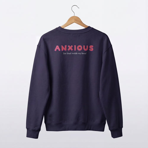 The Anxious sweatshirt- Blue