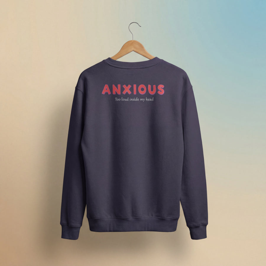 The Anxious sweatshirt- Blue