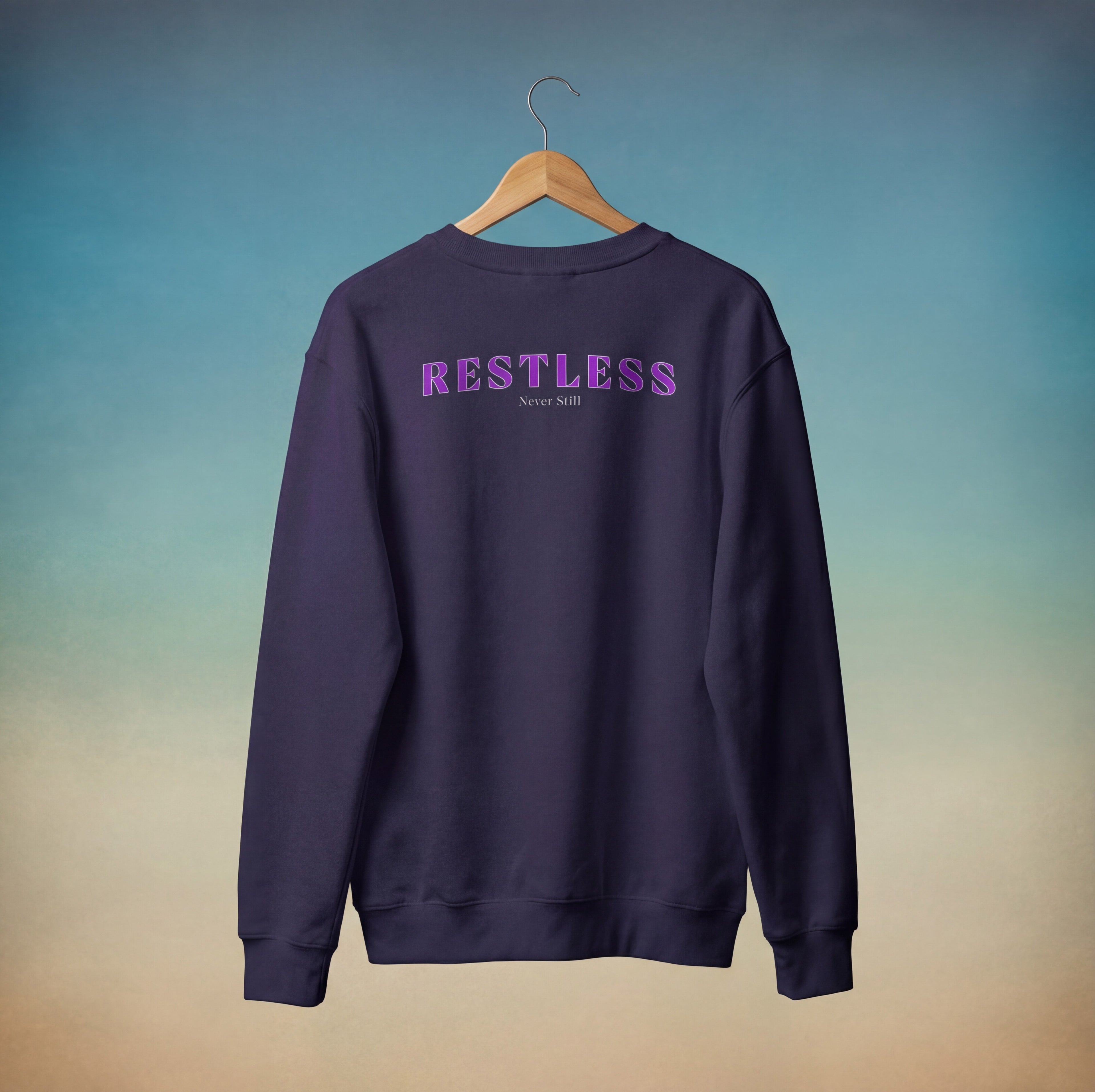 The Restless sweatshirt- Blue